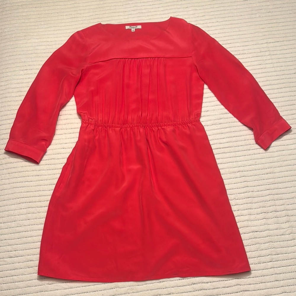 MADEWELL Pink Silk Dress - Picture 4 of 11